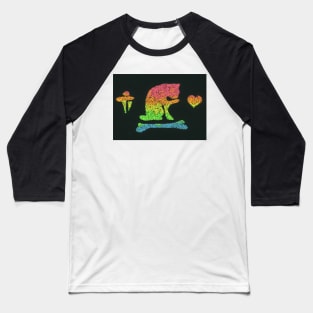 Frenchie's Revenge Rainbow Flag Baseball T-Shirt